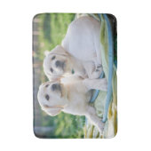 Kutest Baby Animals | Gele labrador Retrievers Badmat (Voorkant Verticaal)