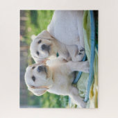 Kutest Baby Animals | Gele labrador Retrievers Legpuzzel (Verticaal)
