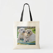 Kutest Baby Animals | Gele labrador Retrievers Tote Bag (Voorkant)