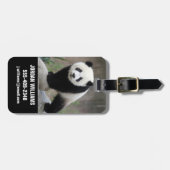 Kutest Baby Animals | Giant Panda Baby Bagagelabel (Voorkant horizontaal)