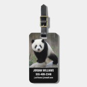 Kutest Baby Animals | Giant Panda Baby Bagagelabel (Voorkant verticaal)