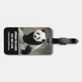Kutest Baby Animals | Giant Panda Baby Bagagelabel (Achterkant horizontaal)