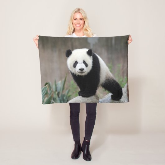 Kutest Baby Animals | Giant Panda Baby Fleece Deken (In situ)