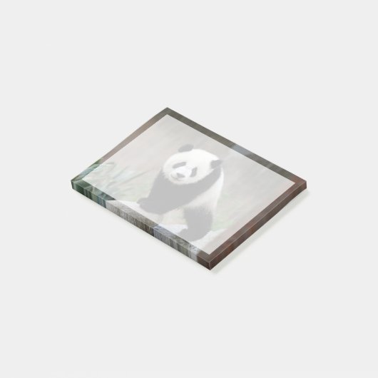 Kutest Baby Animals | Giant Panda Baby Post-it® Notes (Schuin)