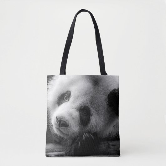 Kutest Baby Animals | Giant Panda Beer Cub Tote Bag (Voorkant)