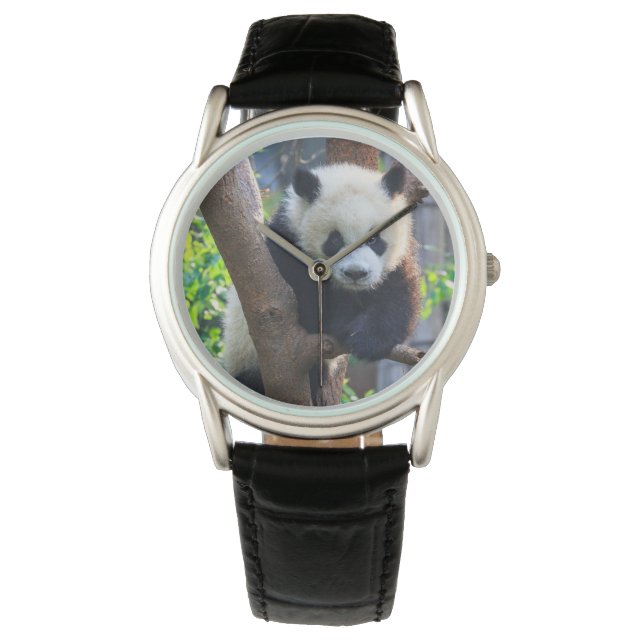 Kutest Baby Animals | Giant Panda Cub Horloge (Voorkant)