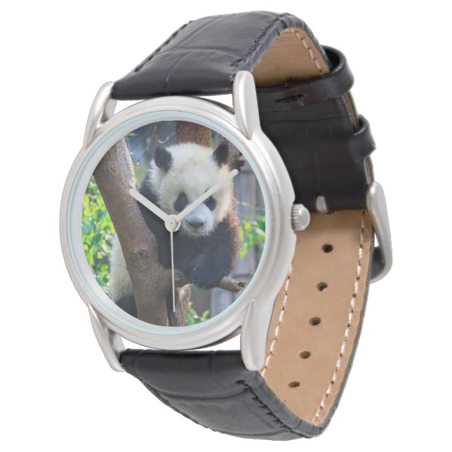 Kutest Baby Animals | Giant Panda Cub Horloge (Gekanteld)