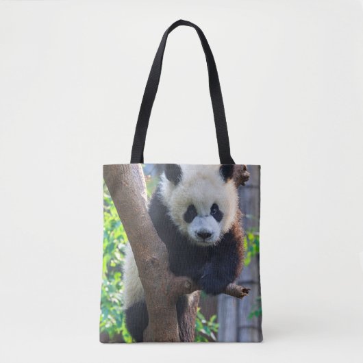 Kutest Baby Animals | Giant Panda Cub Tote Bag (Voorkant)