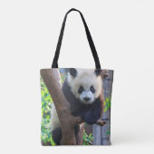 Kutest Baby Animals | Giant Panda Cub Tote Bag (Achterkant)