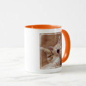 Kutest Baby Animals | Ginger Kitten Yawning Mok (Voorkant rechts)