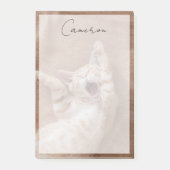 Kutest Baby Animals | Ginger Kitten Yawning Post-it® Notes (Voorkant)