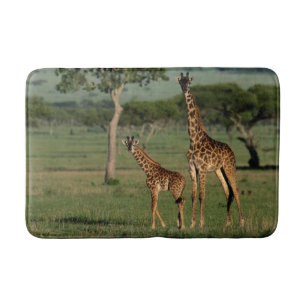 Kutest Baby Animals   Giraffe Calf & Mama Badmat