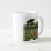 Kutest Baby Animals | Giraffe Calf & Mama Grote Koffiekop (Voorkant rechts)