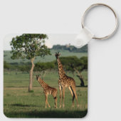 Kutest Baby Animals | Giraffe Calf & Mama Sleutelhanger (Achterkant)