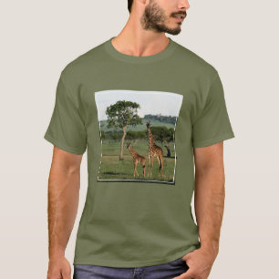 Kutest Baby Animals   Giraffe Calf & Mama T-shirt