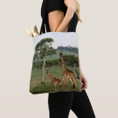 Kutest Baby Animals | Giraffe Calf & Mama Tote Bag (Dichtbij)