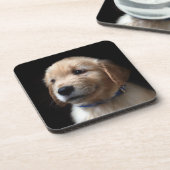 Kutest Baby Animals | Golden Retriever Puppy Bier Onderzetter (Linkerzijde)