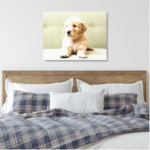 Kutest Baby Animals | Golden Retriever Puppy Canvas Afdruk (Insitu (Slaapkamer))