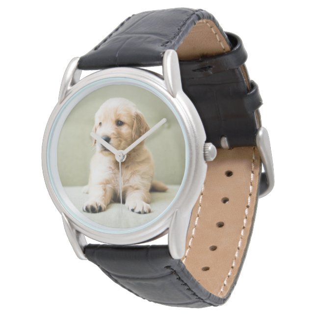 Kutest Baby Animals | Golden Retriever Puppy Horloge (Gekanteld)