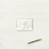 Kutest Baby Animals | Golden Retriever Puppy Post-it® Notes (Op bureau)