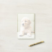 Kutest Baby Animals | Golden Retriever Puppy Post-it® Notes (Op bureau)