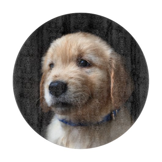 Kutest Baby Animals | Golden Retriever Puppy Snijplank (Voorkant)