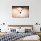 Kutest Baby Animals | Golden Retriever Snuggle Canvas Afdruk (Insitu (Slaapkamer))