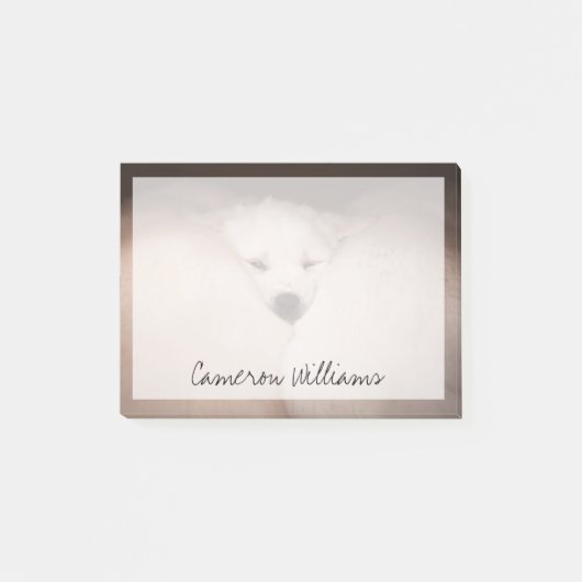 Kutest Baby Animals | Golden Retriever Snuggle Post-it® Notes (Voorkant)