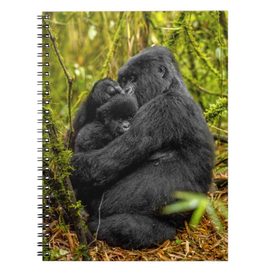 Kutest Baby Animals | Gorilla en Baby Notitieboek (Voorkant)