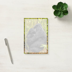 Kutest Baby Animals Gorilla en Baby Post-it® Notes