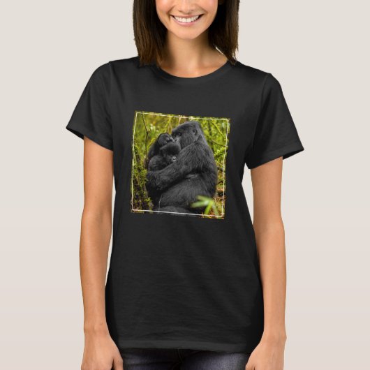 Kutest Baby Animals | Gorilla en Baby T-shirt (Voorkant)