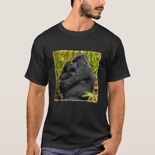 Kutest Baby Animals | Gorilla en Baby T-shirt (Voorkant)
