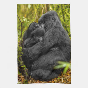 Kutest Baby Animals   Gorilla en Baby Theedoek