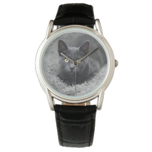 Kutest Baby Animals Grijze katten Horloge