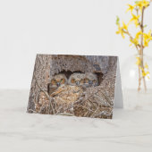 Kutest Baby Animals | Grote kuikens van paarden Kaart (Gele Bloem)