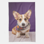 Kutest Baby Animals | Halloween Corgi Theedoek (Verticaal)