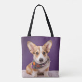 Kutest Baby Animals | Halloween Corgi Tote Bag (Achterkant)