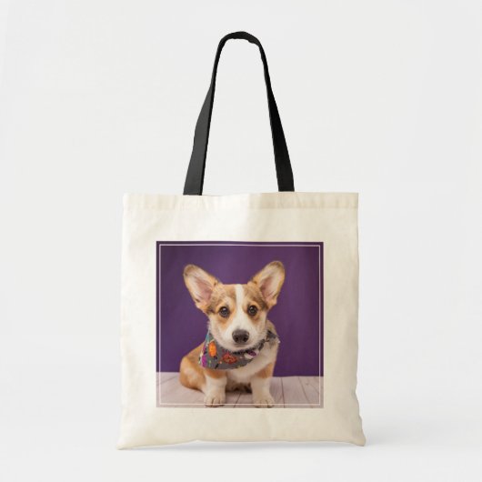 Kutest Baby Animals | Halloween Corgi Tote Bag (Voorkant)