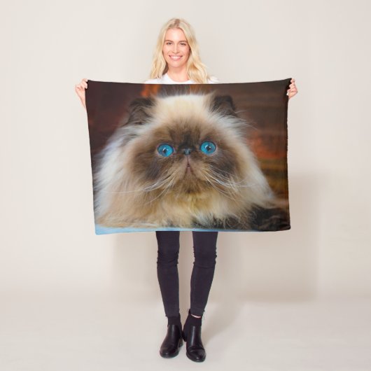 Kutest Baby Animals | Himalayan Cat Fleece Deken (In situ)
