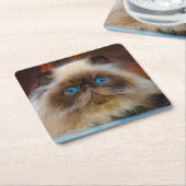 Kutest Baby Animals | Himalayan Cat Kartonnen Onderzetters (Schuin)