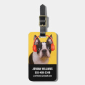 Kutest Baby Animals | Hoofdtelefoon van Boston Ter Bagagelabel (Voorkant verticaal)