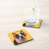 Kutest Baby Animals | Hoofdtelefoon van Boston Ter Bier Onderzetter (Rechterzijde)