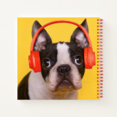 Kutest Baby Animals | Hoofdtelefoon van Boston Ter Notitieboek (Achterkant)