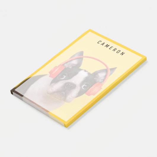 Kutest Baby Animals | Hoofdtelefoon van Boston Ter Post-it® Notes (Schuin)