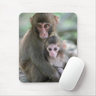 Kutest Baby Animals Japanse apen Muismat