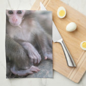 Kutest Baby Animals | Japanse apen Theedoek (Quarter Fold)