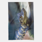 Kutest Baby Animals | Jonge Alligator Theedoek (Verticaal)