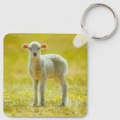 Kutest Baby Animals | Jonge schapen Sleutelhanger (Achterkant)