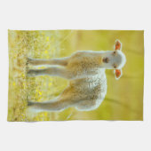 Kutest Baby Animals | Jonge schapen Theedoek (Horizontaal)