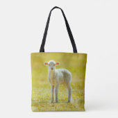 Kutest Baby Animals | Jonge schapen Tote Bag (Achterkant)